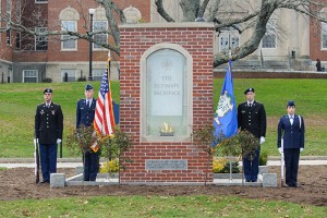 Veterans Day Ceremony at the Ultimate Sacrifice Memorial at UConn